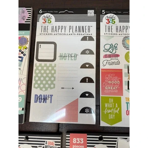 Happy Planner Stickers - 7 different packs selling as one lot - ALL NEW - Picture 8 of 9